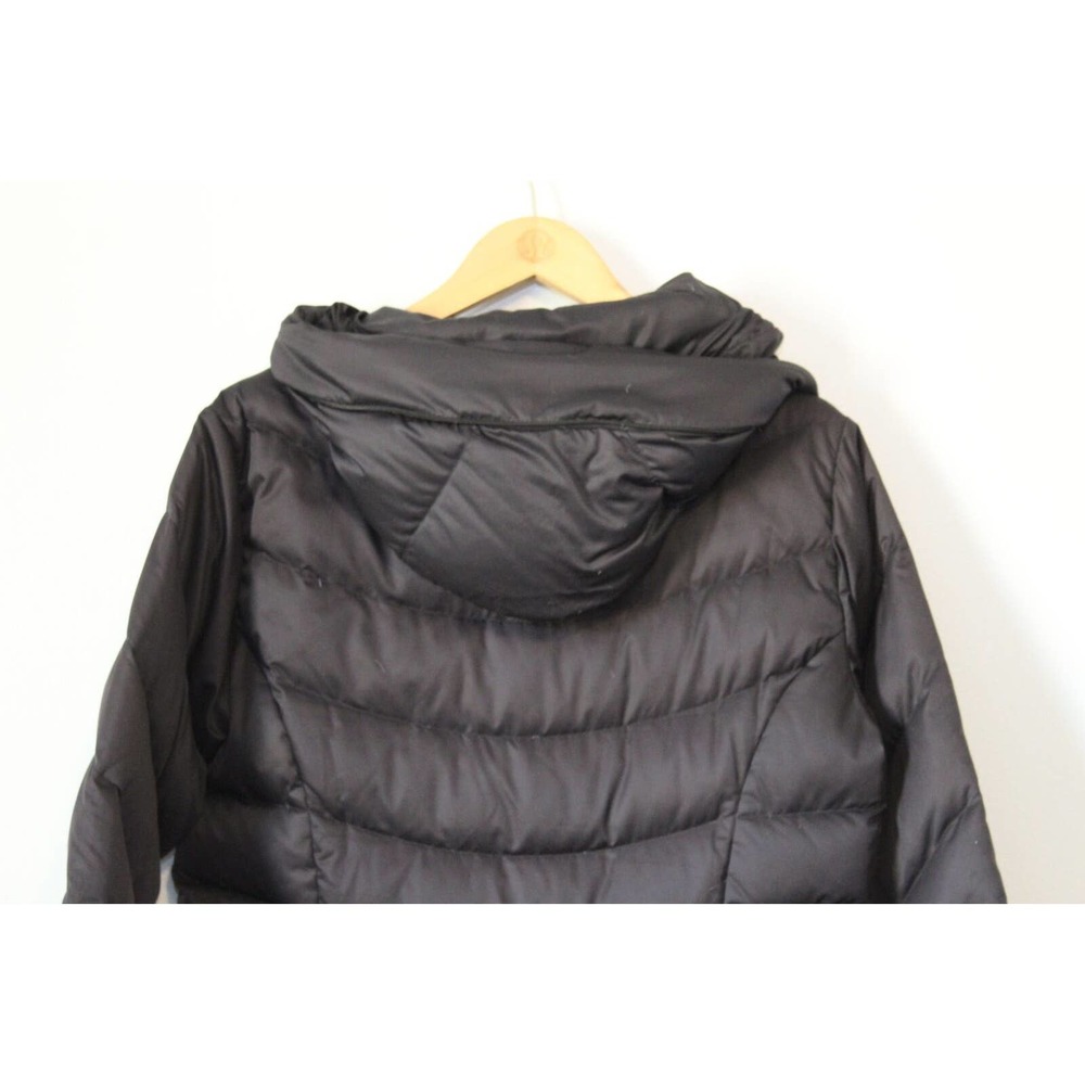 Patagonia Downtown Jacket Hooded Puffer Black Down Coat Womens Size Large H14287 - Picture 11 of 15